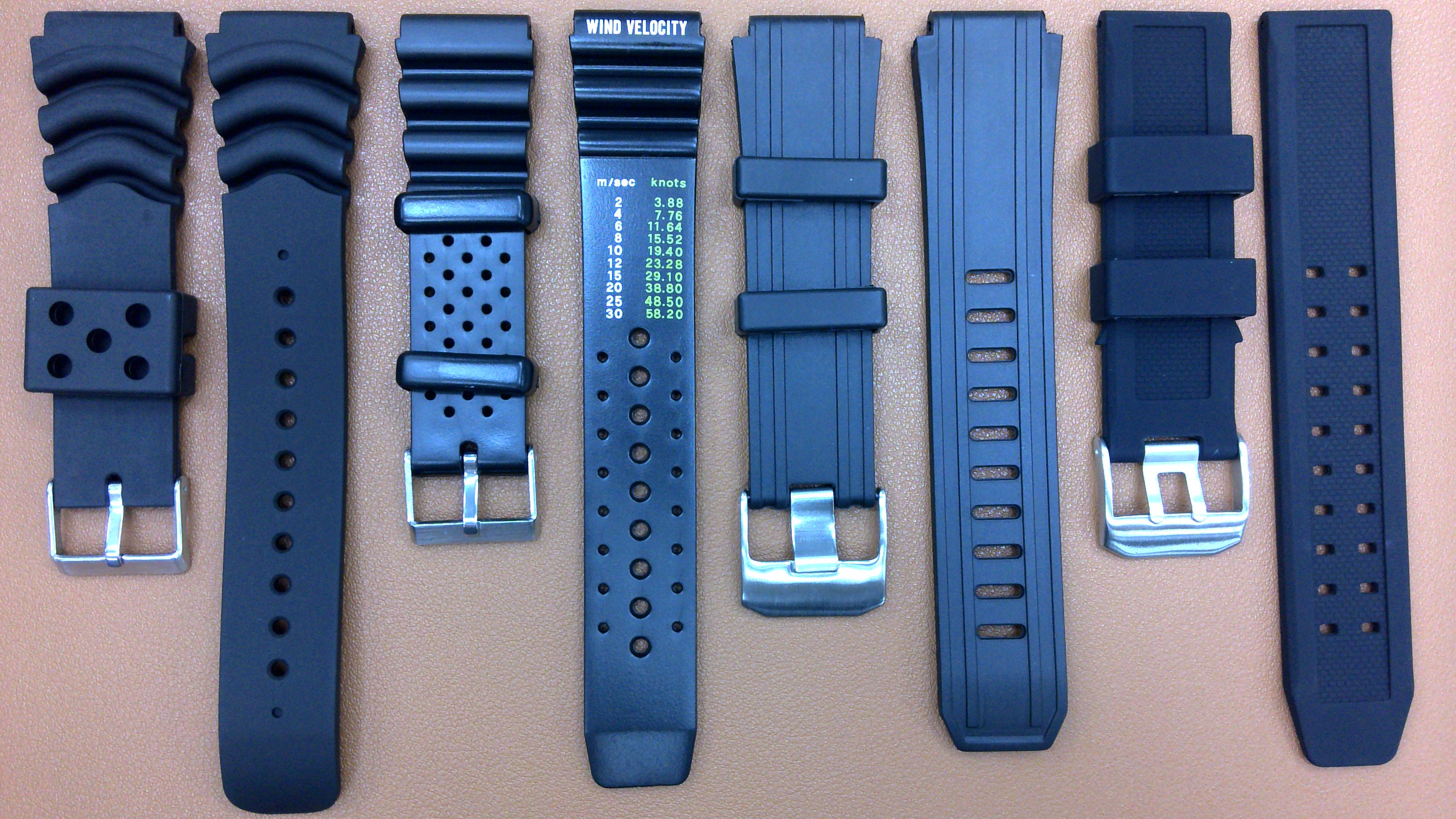 Replacement Rubber Watch Bands