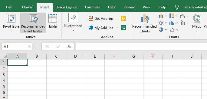 Showing how to make a graph in Excel.