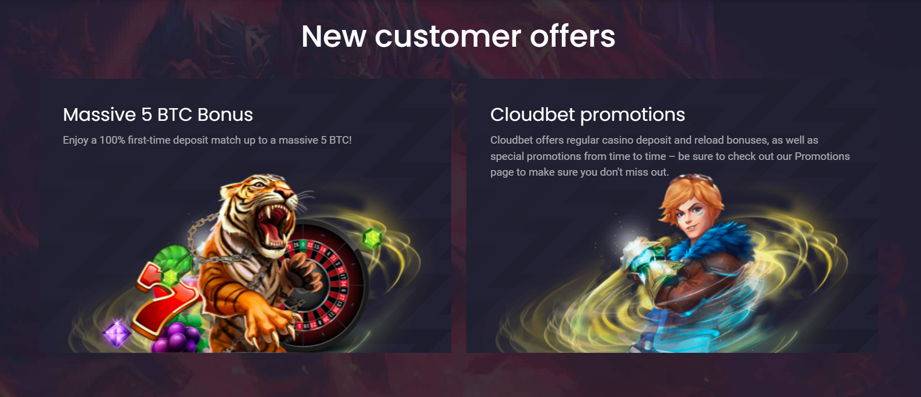 cloudbet promotions and BTC bonuses