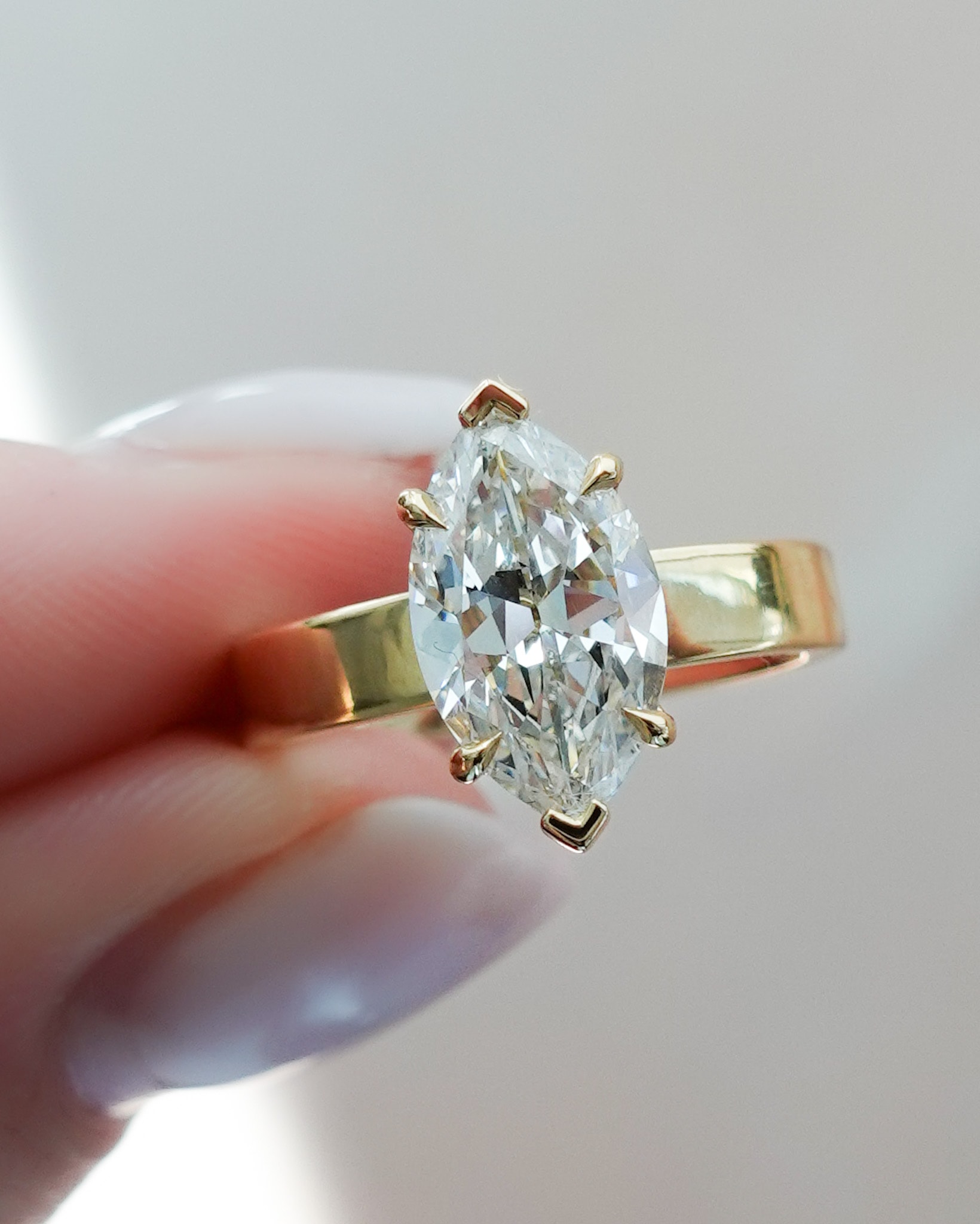 GOODSTONE Marquise Cut Mined Diamond