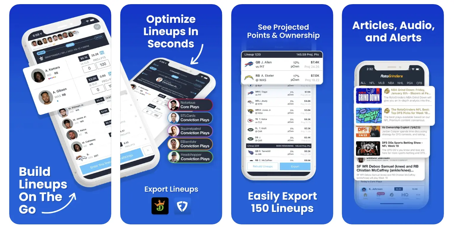 rotogrinders odds research for dfs and fantasy