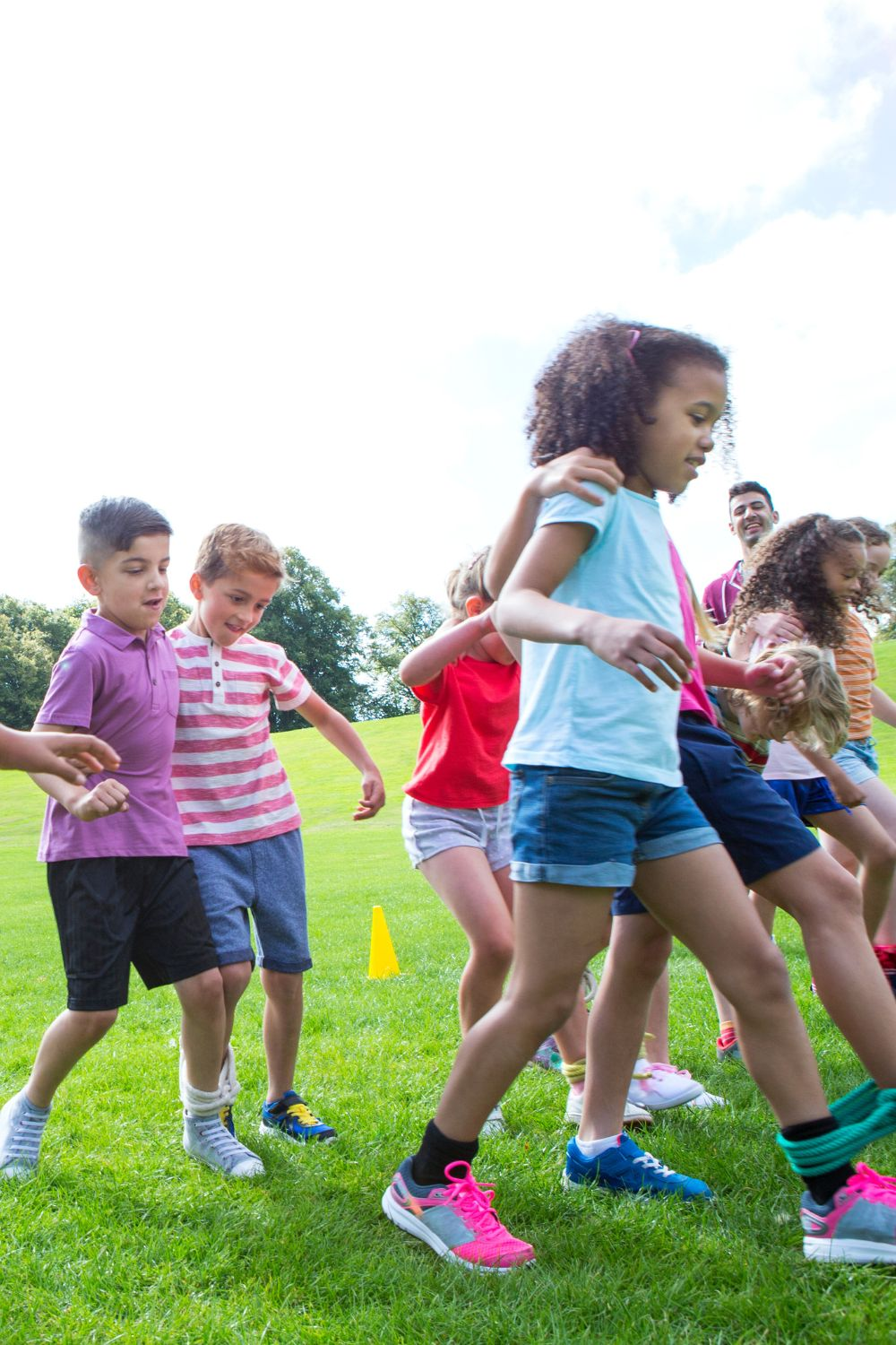 Three-legged race - Featured In Kids Party Games