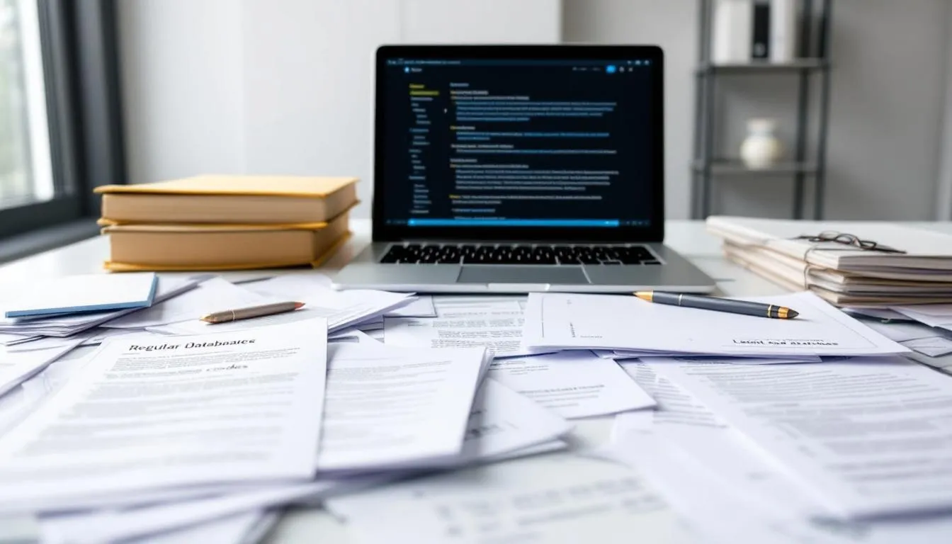 En la imagen se observa una mesa de trabajo con varios documentos legales y normativos relacionados con la tributación de peluquerías, incluyendo información sobre el impuesto a la renta, el IVA y declaraciones de impuestos para contribuyentes del servicio de peluquería. También se pueden ver artículos y acuerdos que detallan las obligaciones fiscales de los peluqueros y salones de belleza.