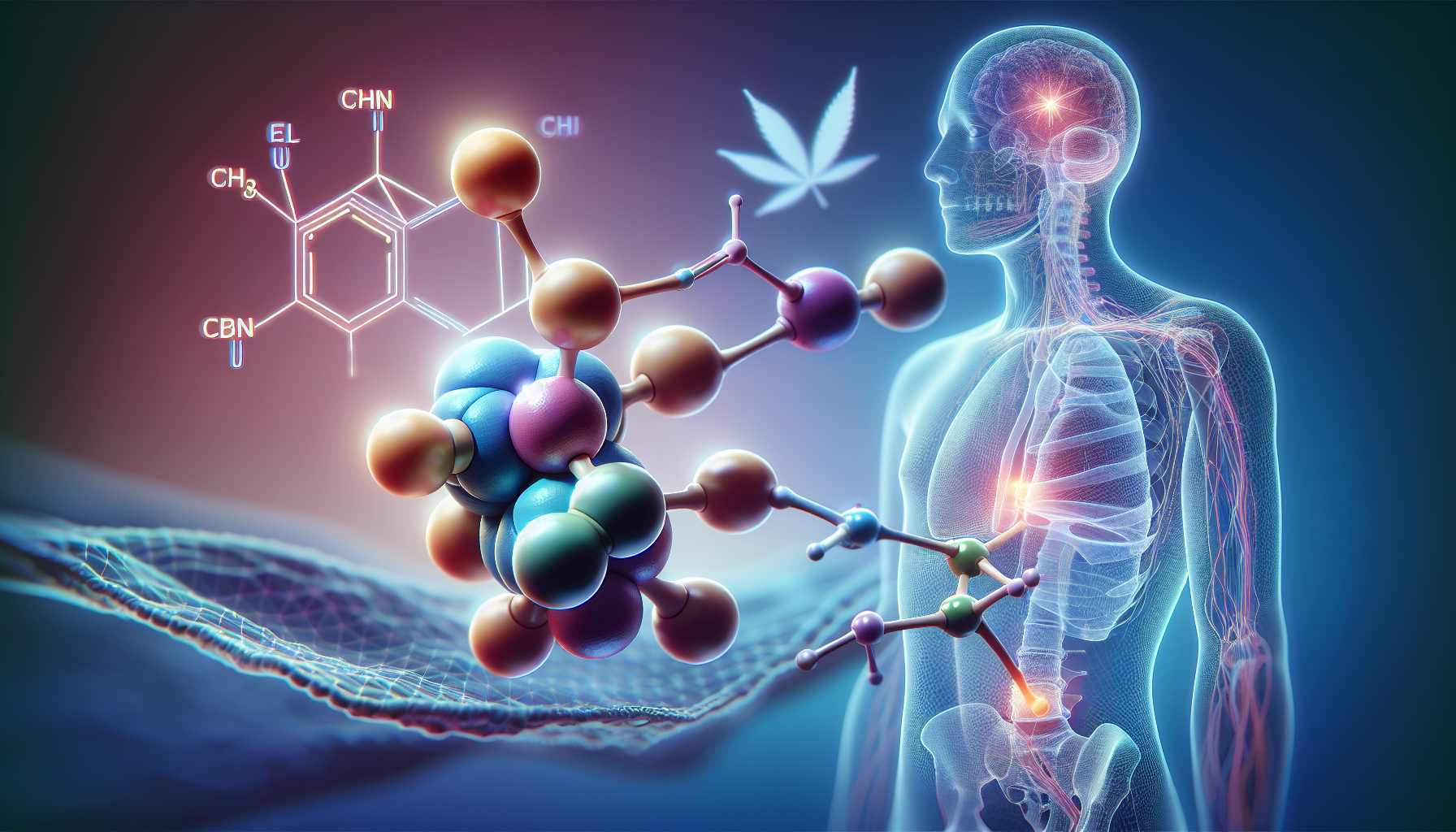 CBN molecular structure and endocannabinoid system