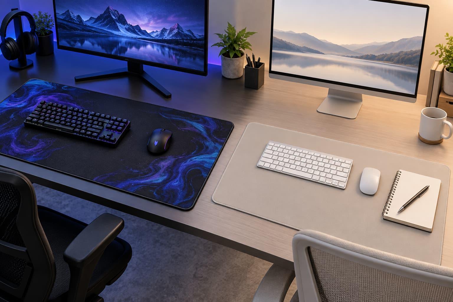 Gaming Mouse Pads VS. Office Desk Mats