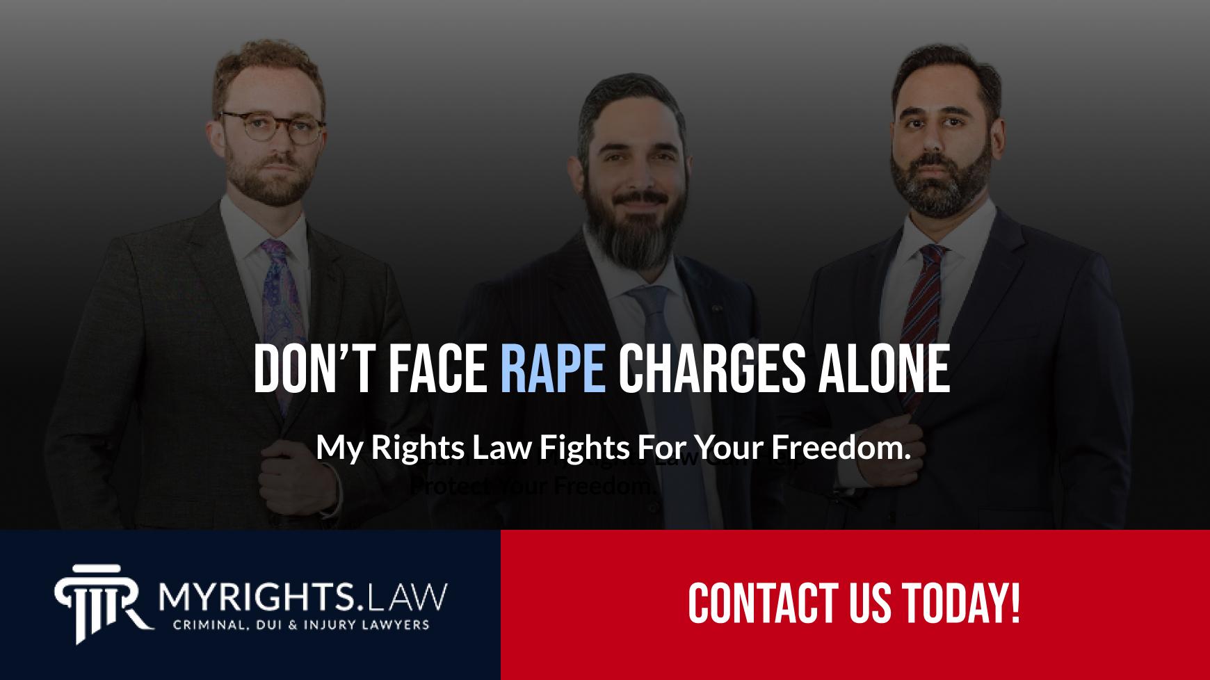 Don't Face Rape Charges Alone