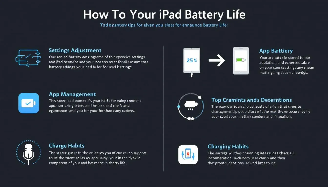 Mise à jour des appareils iPad pour optimiser l'autonomie de la batterie.