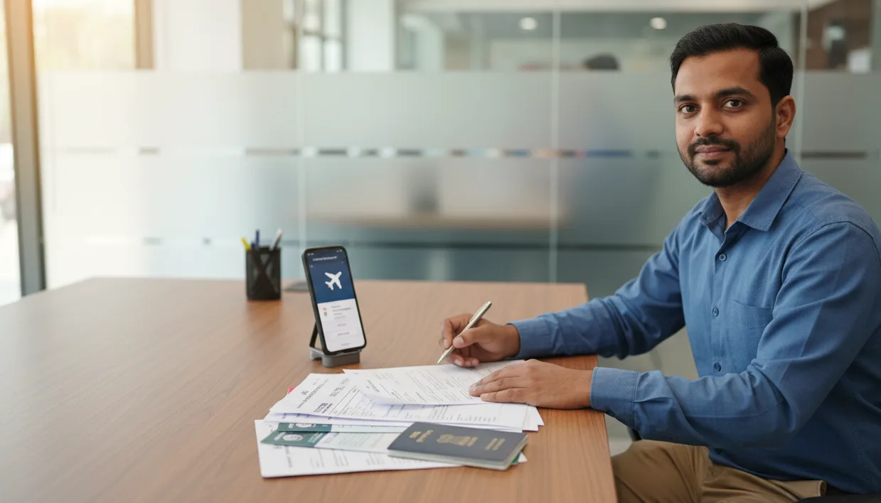 Building a clean UK visa pack with dummy ticket integration