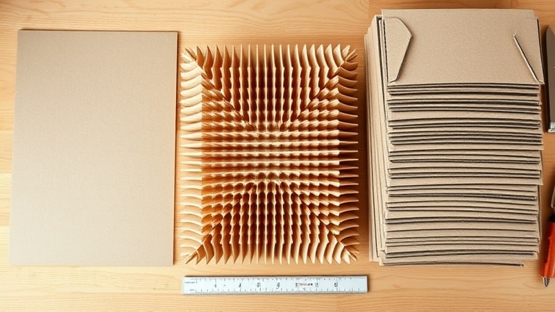 Different factors affecting thickness of cardboard