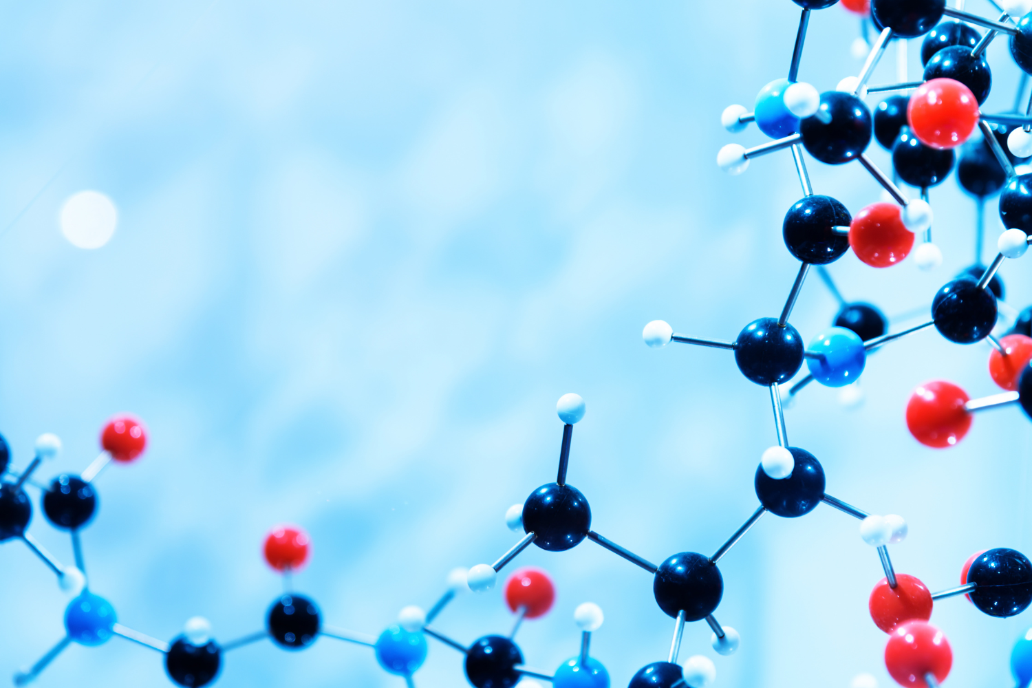 Illustration of sodium, potassium, calcium, and magnesium molecules.