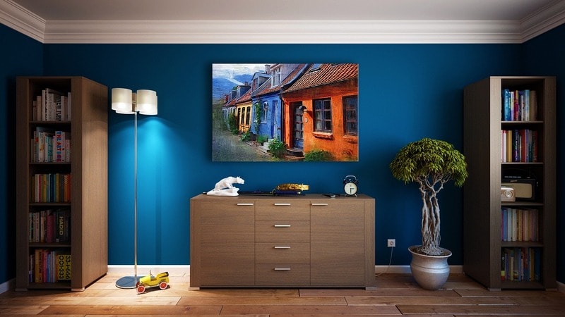 A modern room