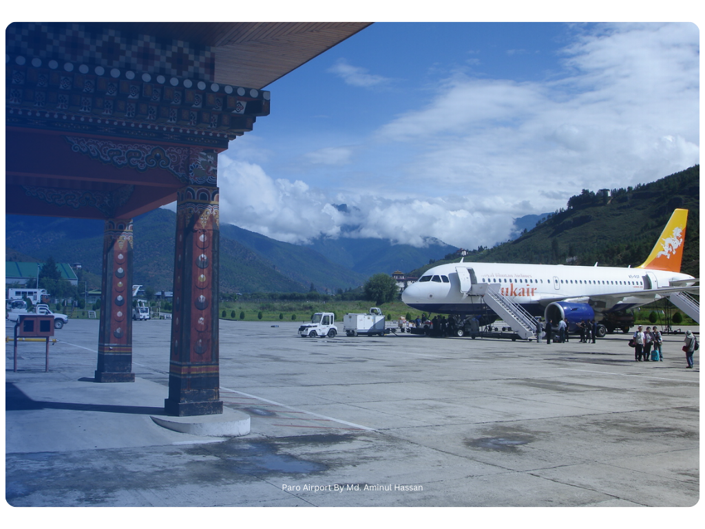 Paro Airport By Md. Aminul Hassan