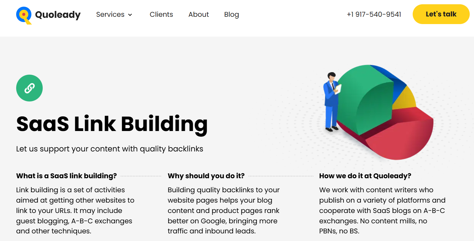 Quoleady link building services