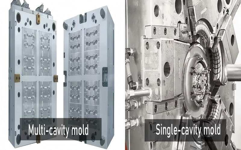 single cavity vs. multi-cavity molds
