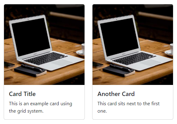 Bootstrap card component: Controlling card width with Bootstrap grid