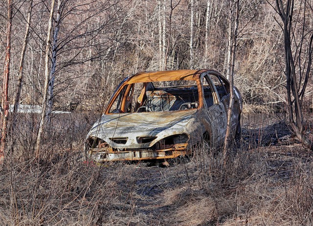 finland, abandoned car, auto