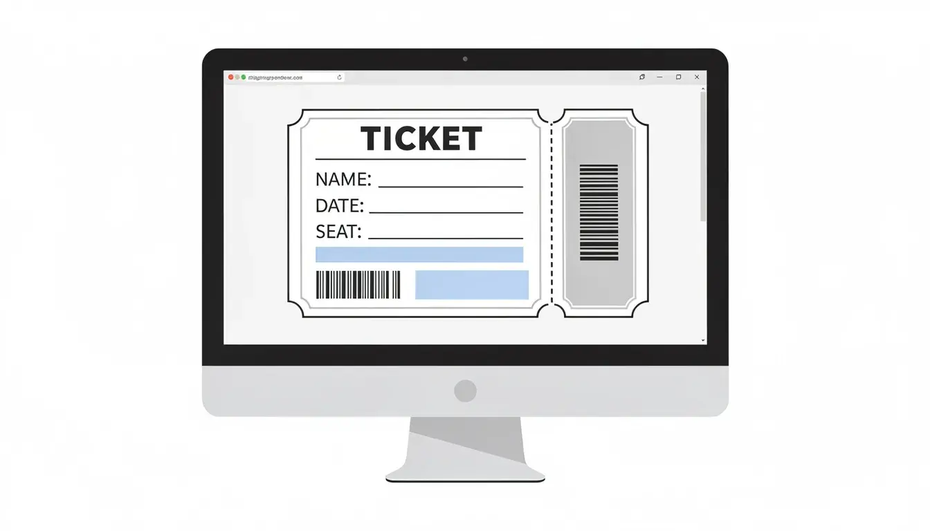 Dummy ticket PDF sample for Schengen Visa (Rome)