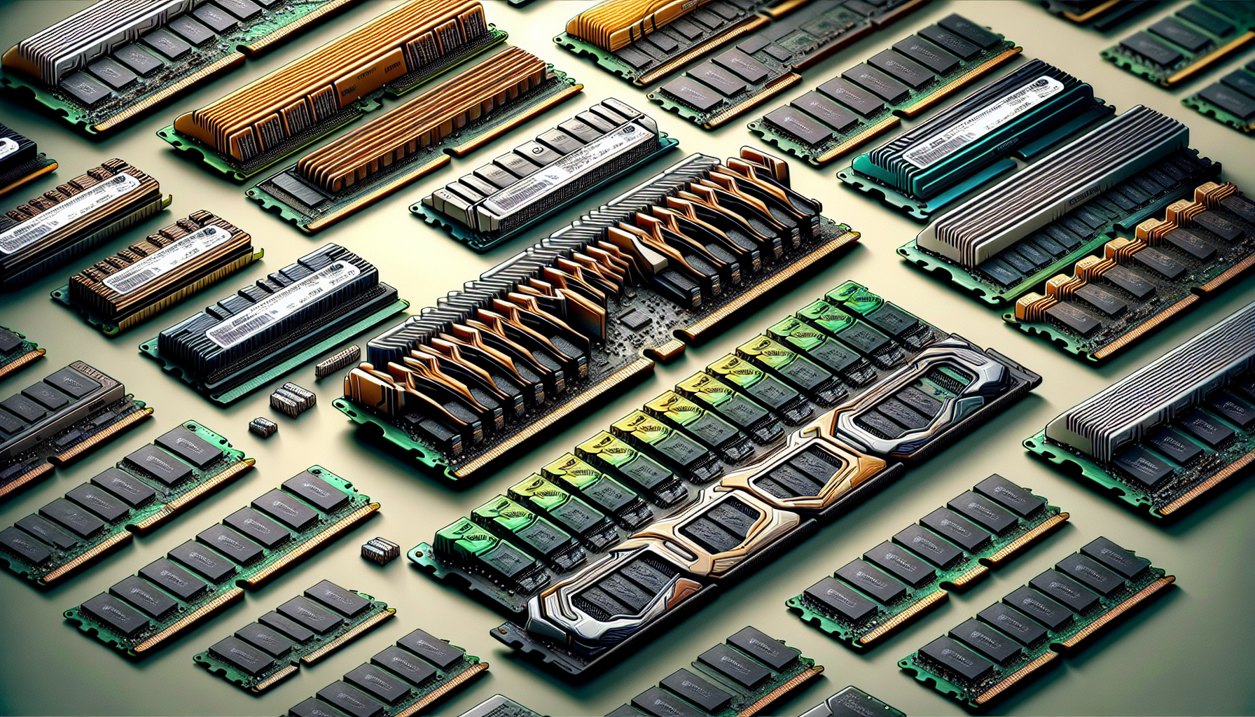 Illustration of DDR4 ECC memory products