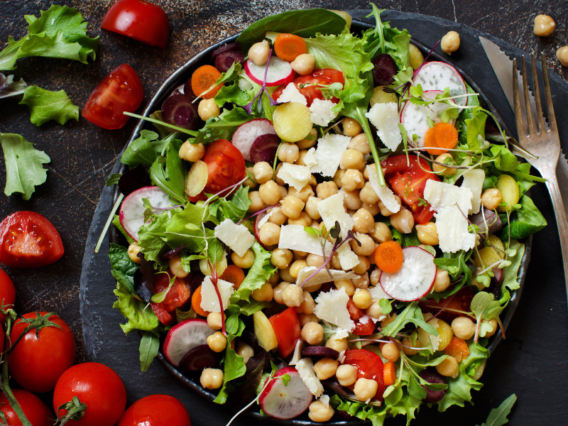 Loaded Chickpea Salad