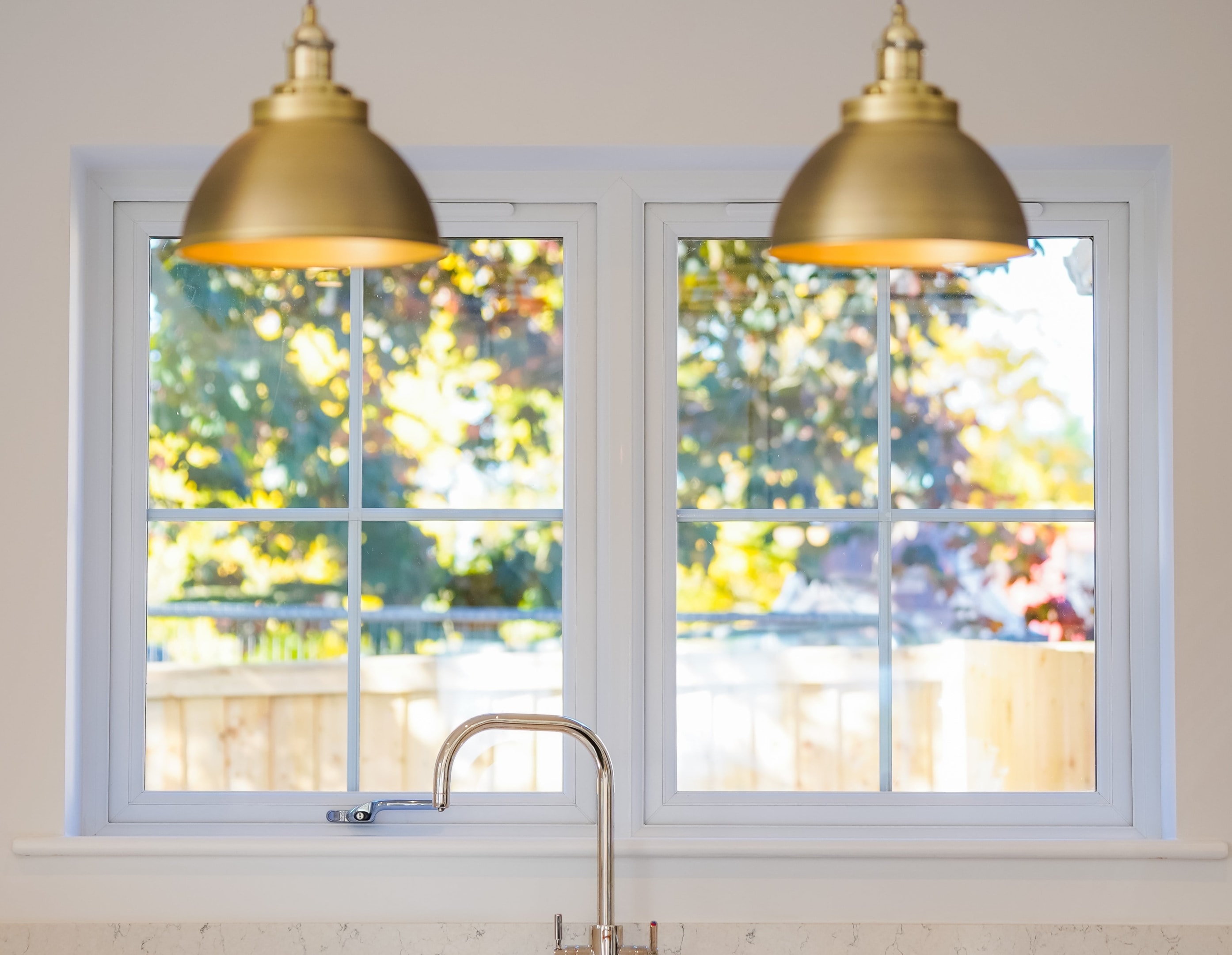 upvc windows inside a house
