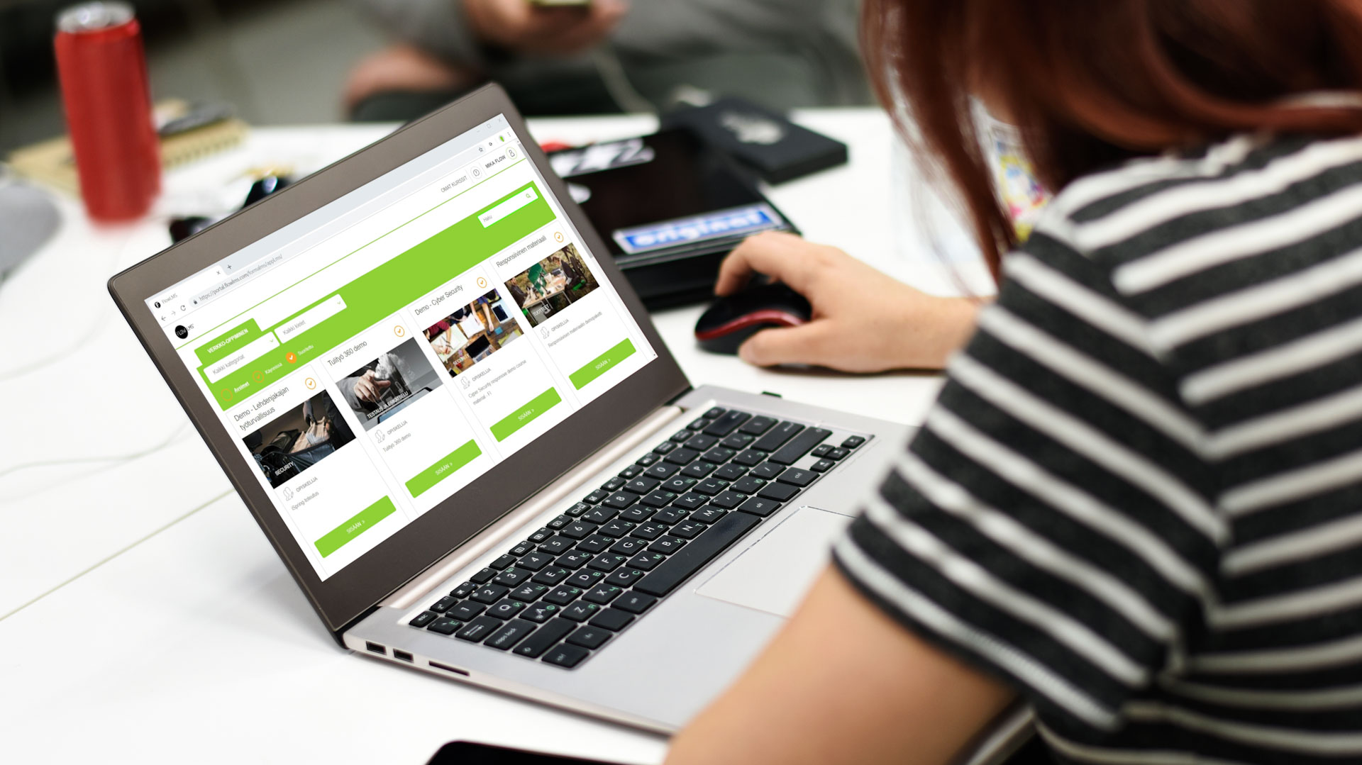 Digitaalinen oppimisympäristö tukee oppimista