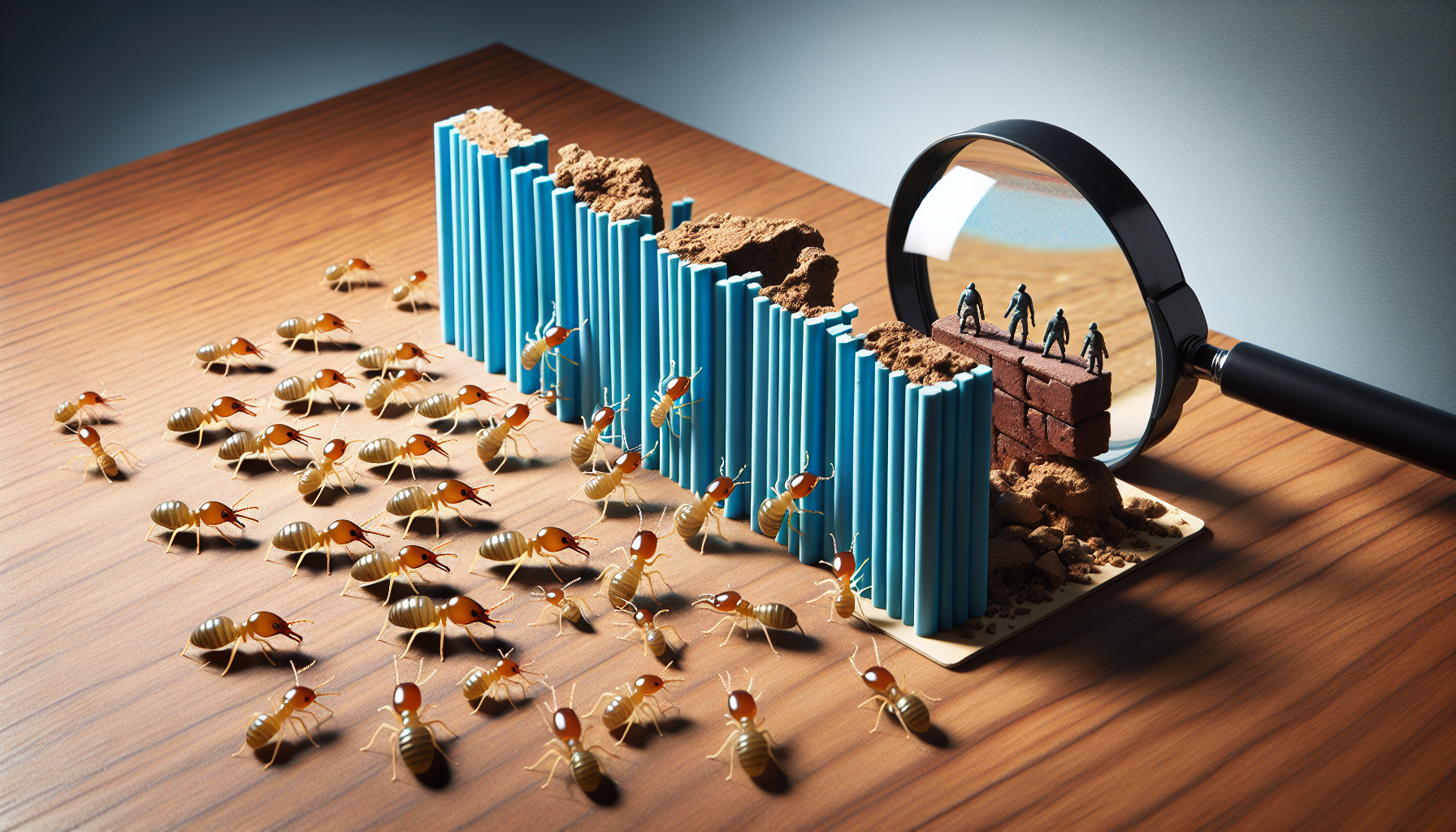 Illustration of termite control and management strategies