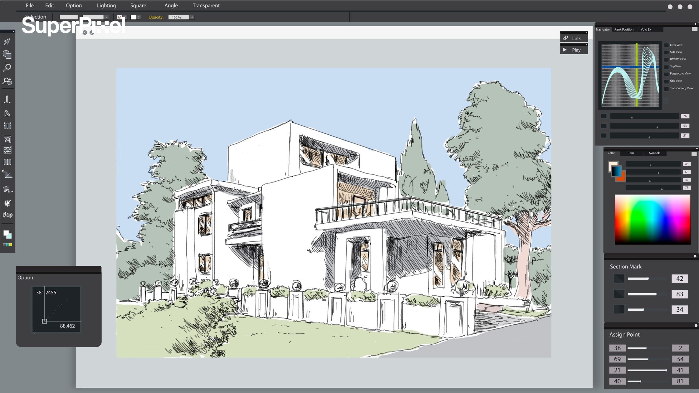  Illustration of house planning