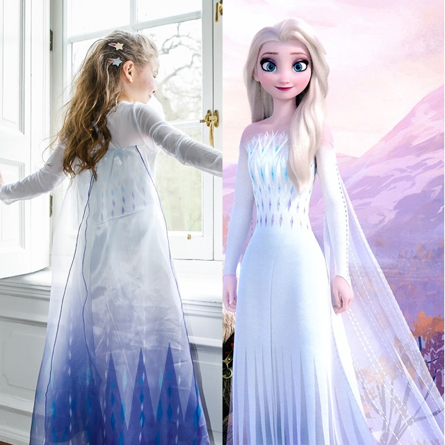 Kristallen Elsa jurk