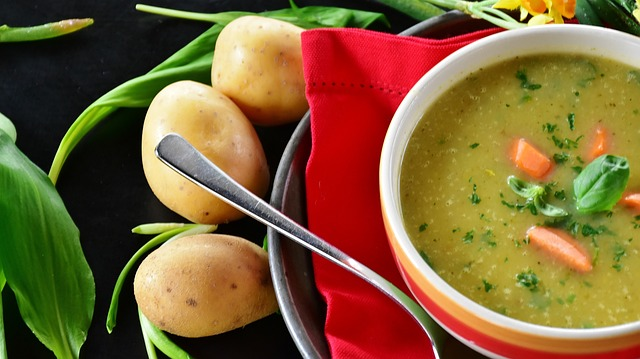 potato soup, potato, soup