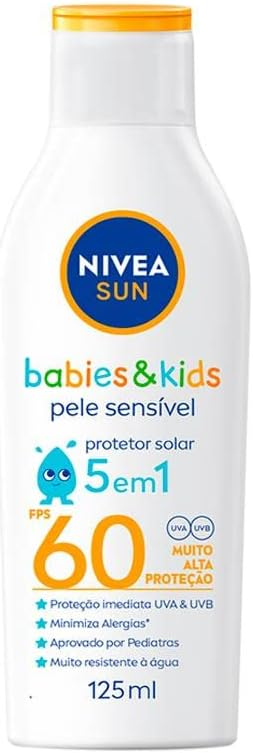 Protetor sola para bebês da Nivea. Fonte da imagem: site oficial da marca. 
