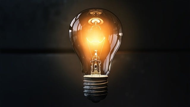 A lightbulb representing the future of poetry in today's world.
