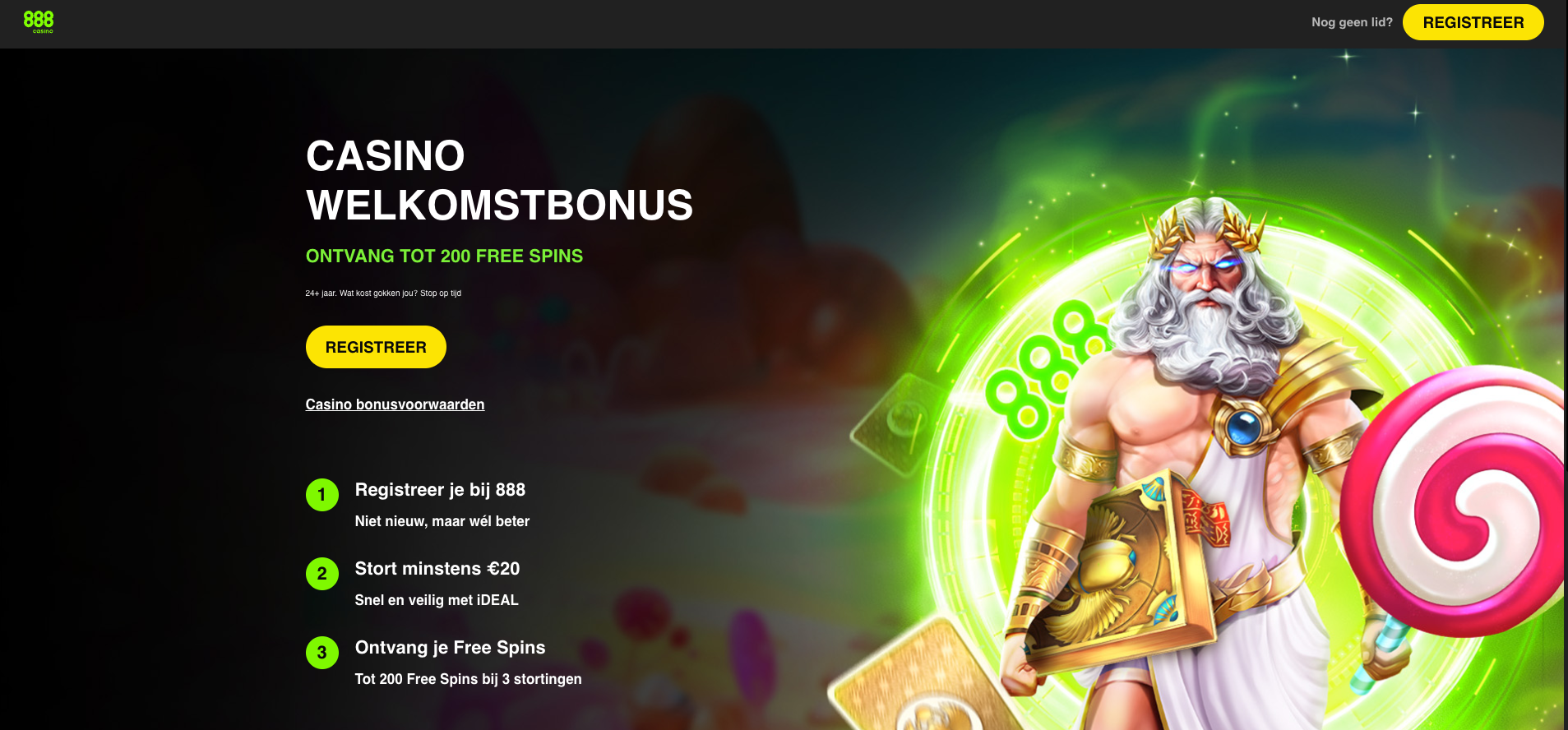 De belangrijkste bonussen bij 888 Casino