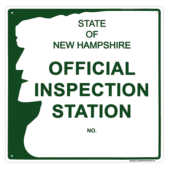 NH official New Hampshire state inspection station