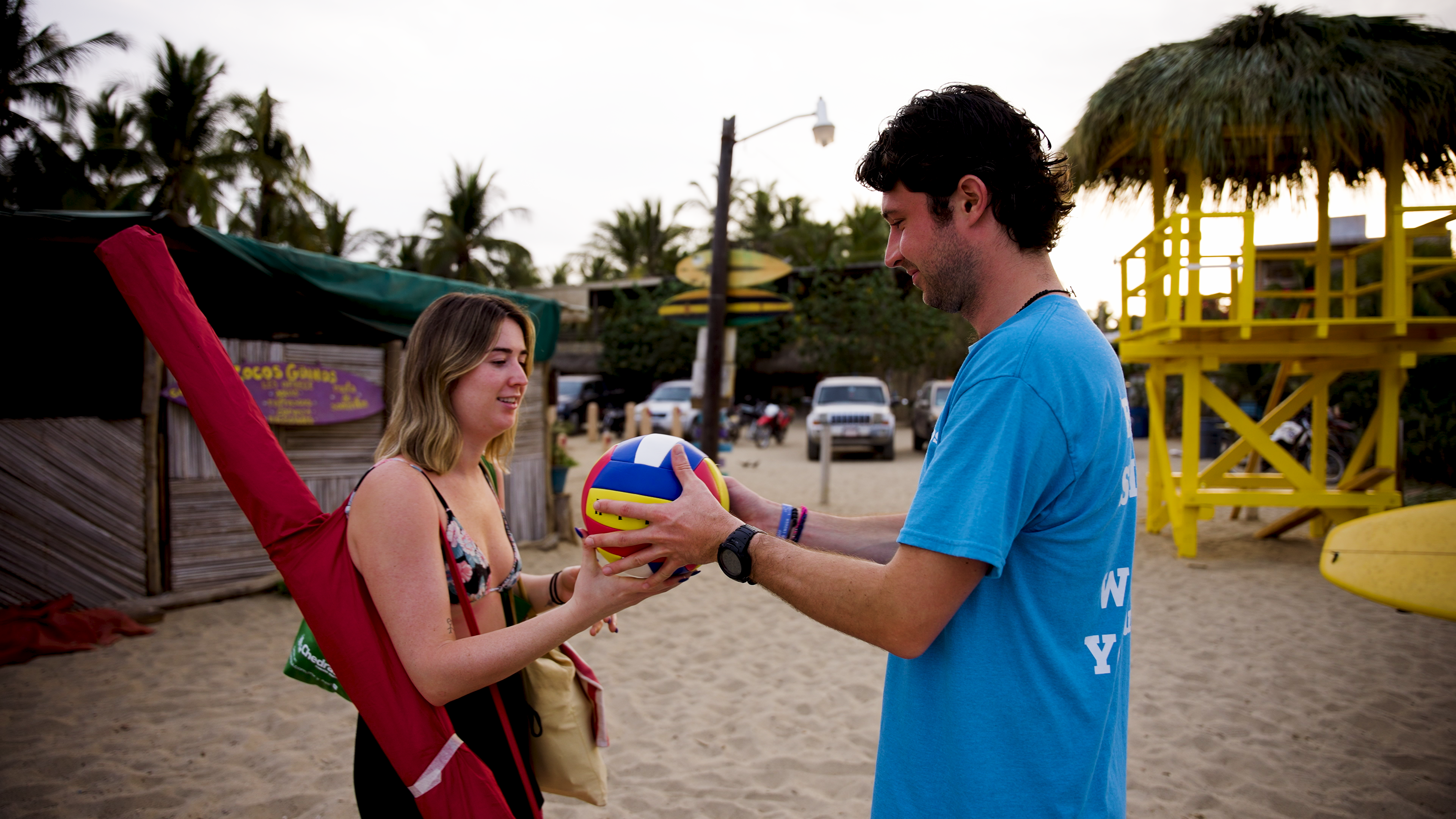 Sports, adventure, journey, volleyball, beach volleyball, walking, Wilmington, NC, visit NC