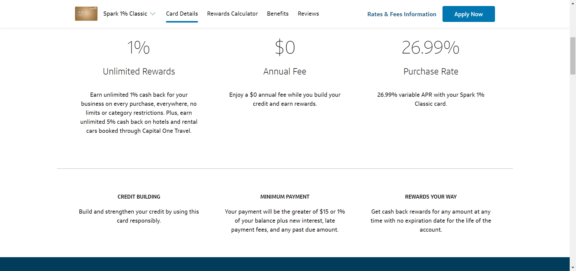 Capital One® Spark® Classic