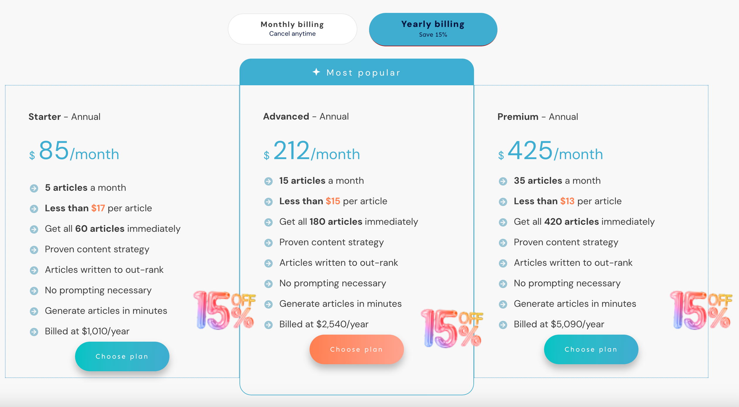 Penfriend pricing strategy