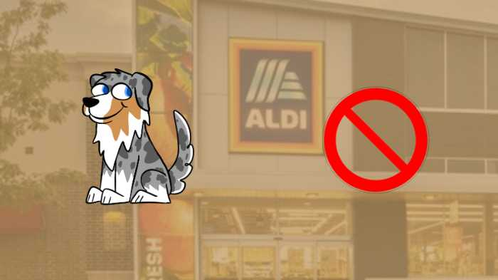 Image shows our cartoon mascot dog next to a red "not allowed" symbol.