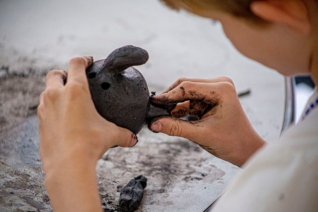 pottery, clay, potter