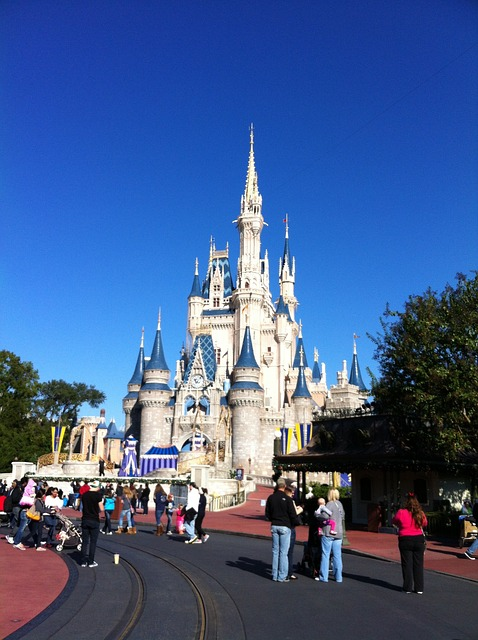 disney world, cinderella's castle, orlando florida