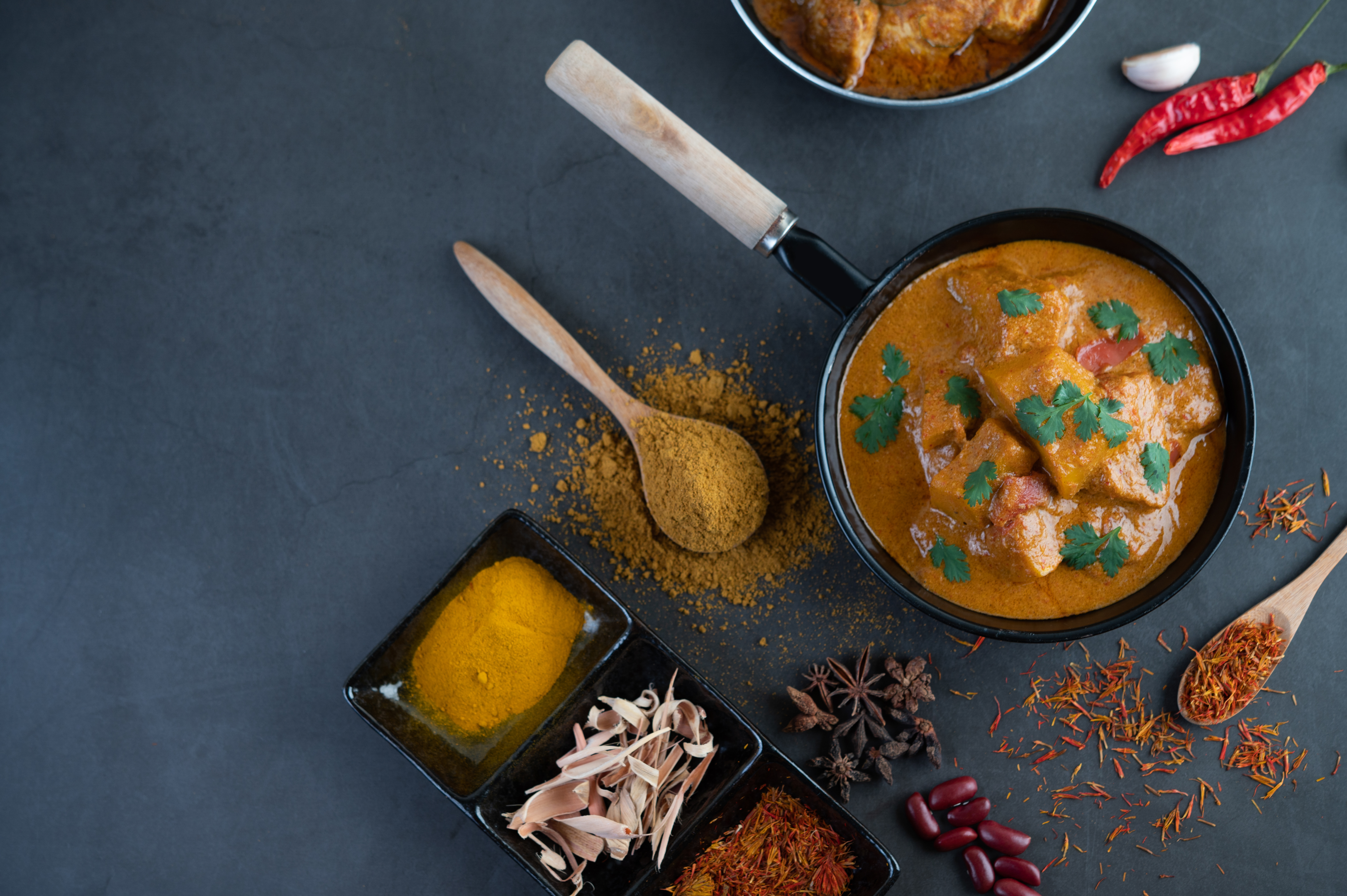 You can't go wrong with the classic creamy tones of a mild korma curry for a nutritous family meal.