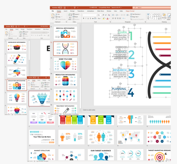 Using the Four Square Formula to Create Beautiful Slide Designs