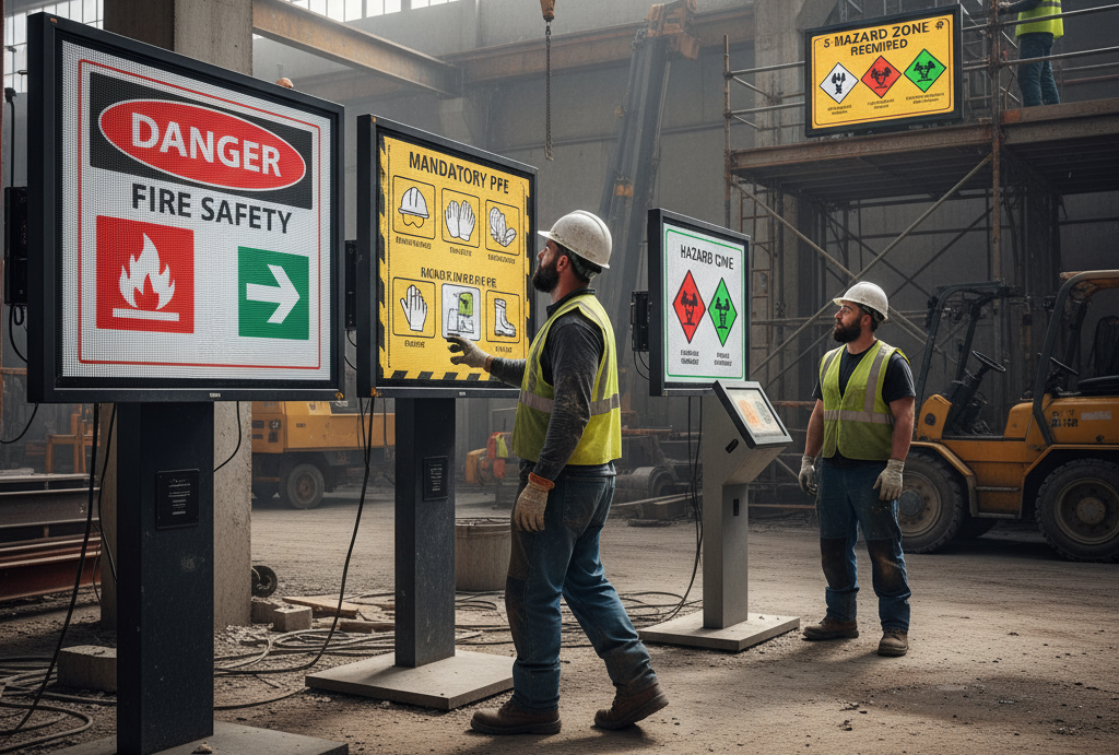 mandatory safety signage required on construction sites