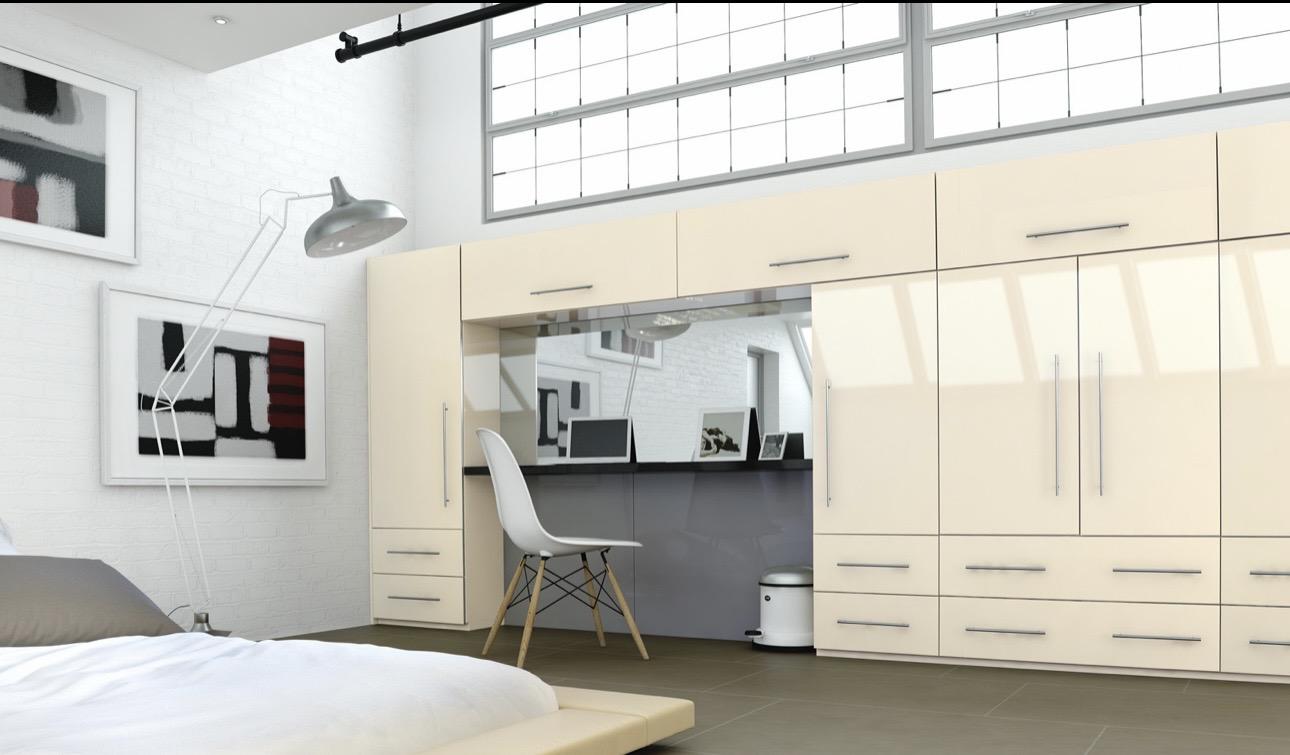 Ivory cabinets