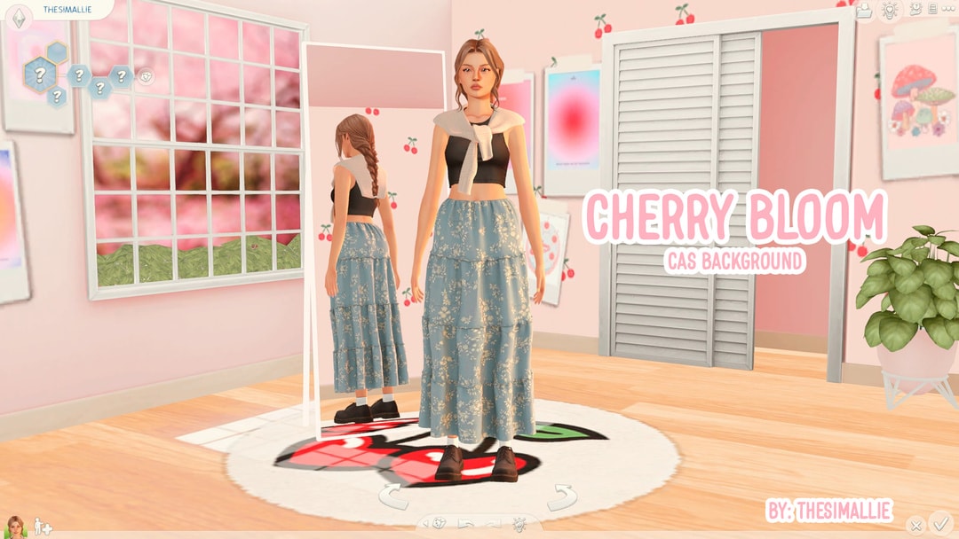 Cherry Bloom CAS Background