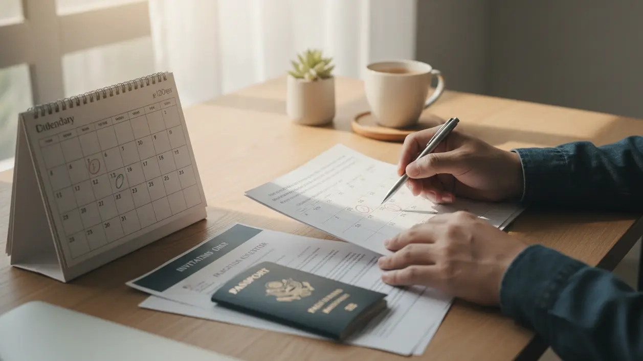 Matching flight dates to the invitation letter without making the trip look manufactured