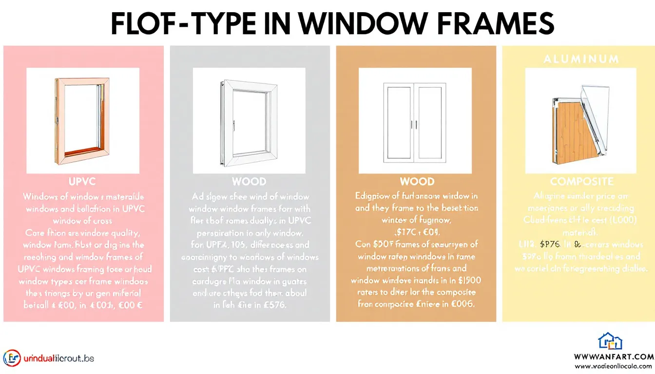 Window Frame Types And Sizes Best tips for ordering window frames: Wood, plastic and aluminum