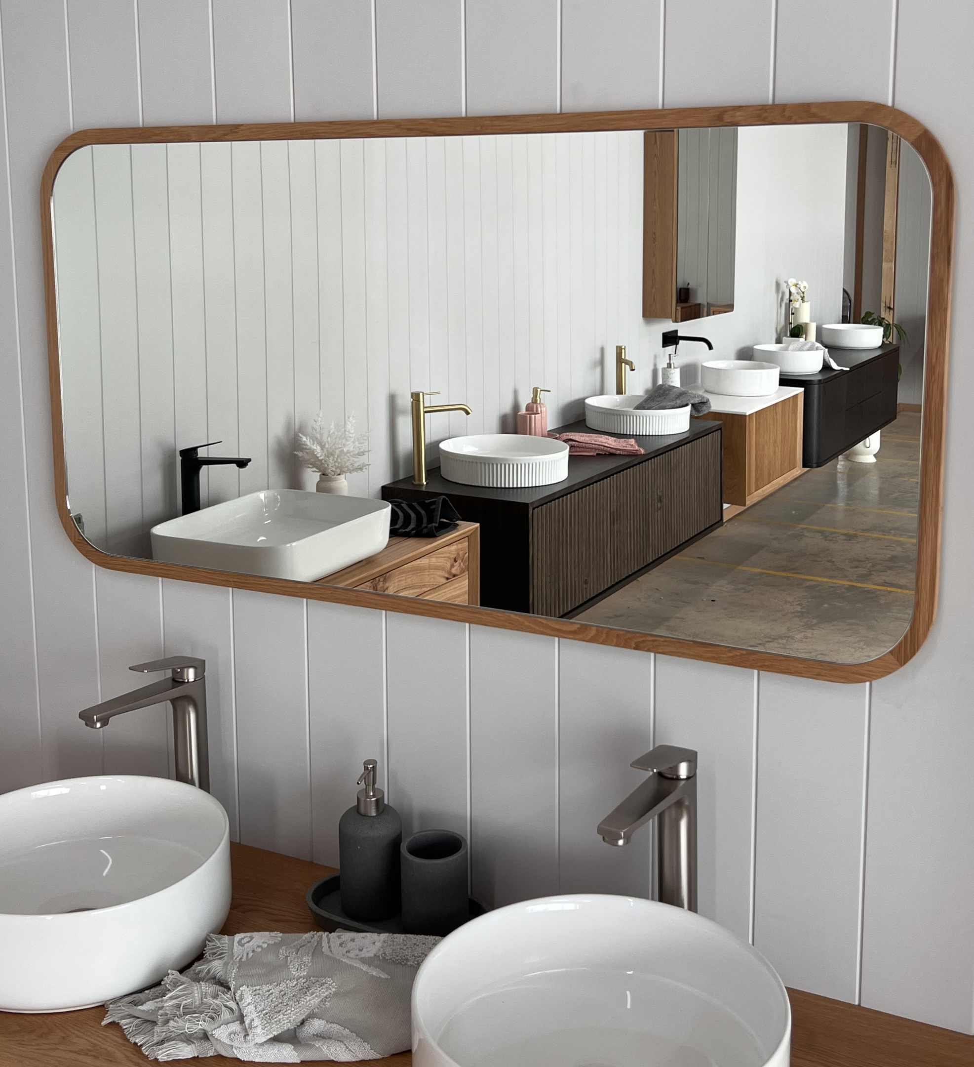 Shop instore at Kariko for a wide selection of timber bathroom vanities