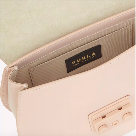 Emma & Sophia Mini Bag Leather Wallet Purse with Crossbody Chain Strap | Color: Cream | Size: Mini | Harriettroutt8's Closet