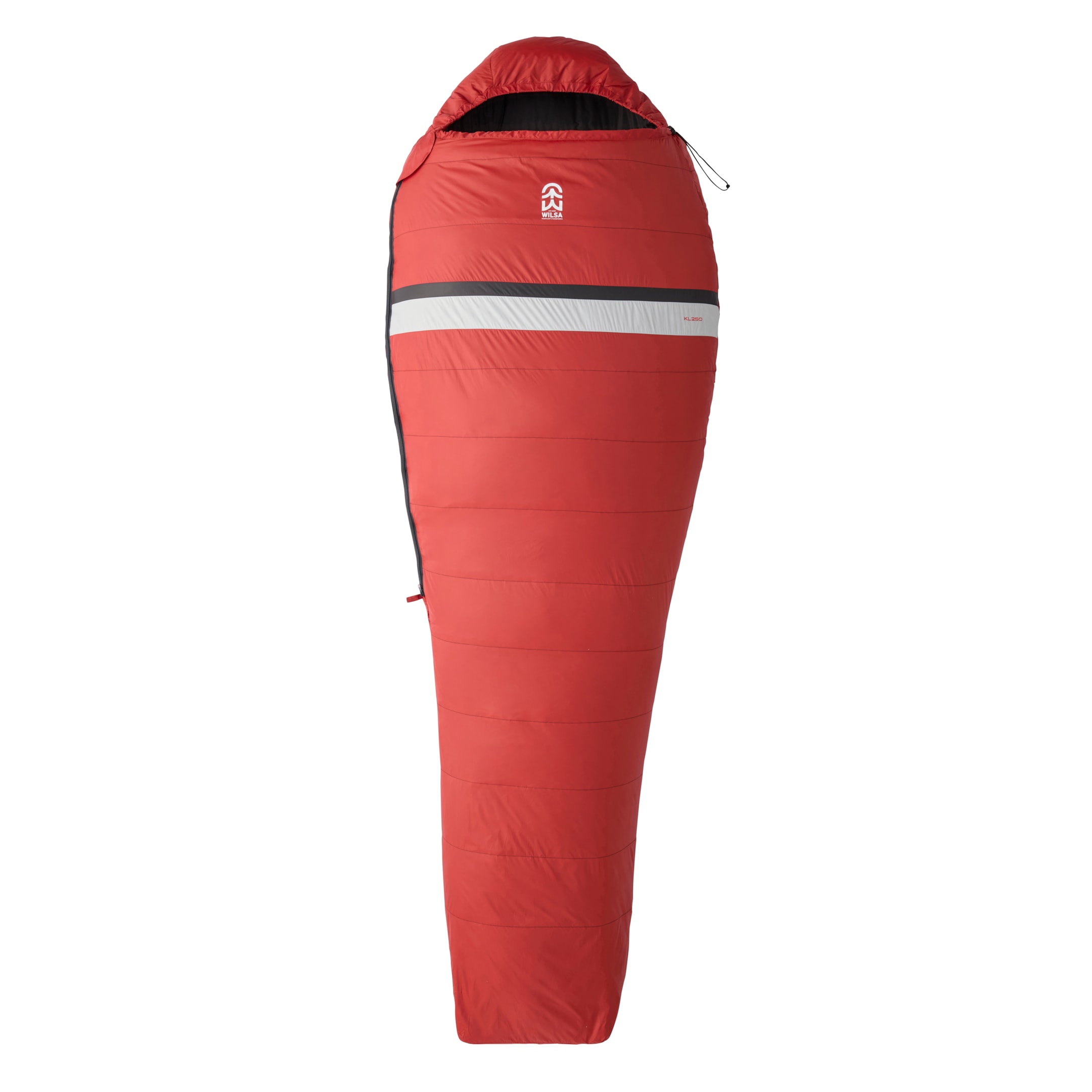 Sac de couchage duvet rouge KL 250 wilsa outdoor