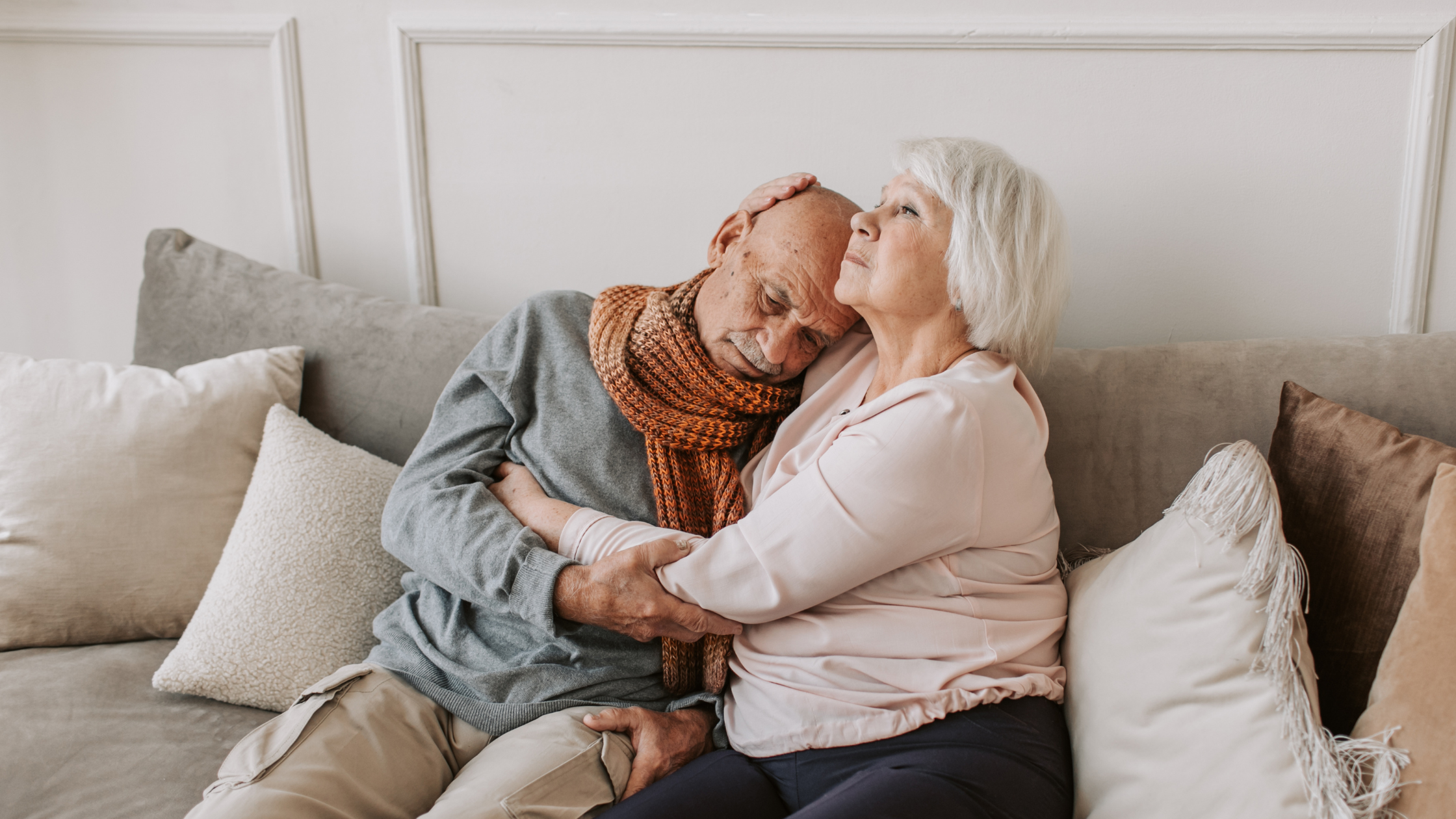 Give grieving friend a shoulder to lean on.